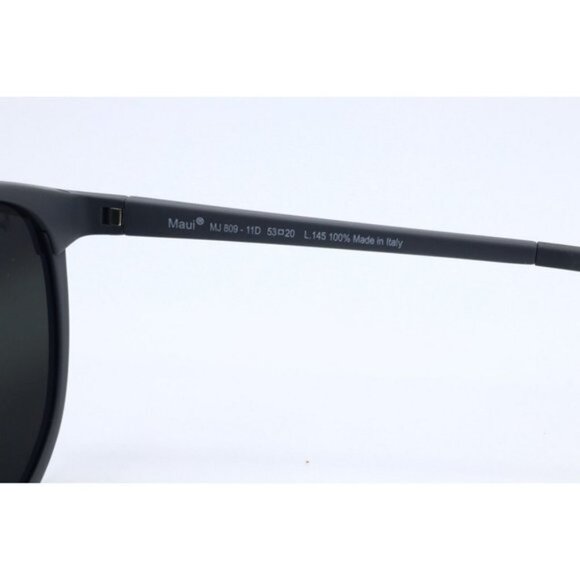 NEW!!! Maui Jim Kiawe 809-11D Grey Stripe Neutral Grey Polarized Sunglasses NWT! - Picture 5 of 16